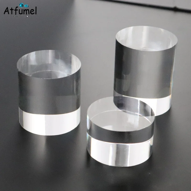 Photo Acrylic Block - Acrylic Cylinder Ring Jewelry Display Stand