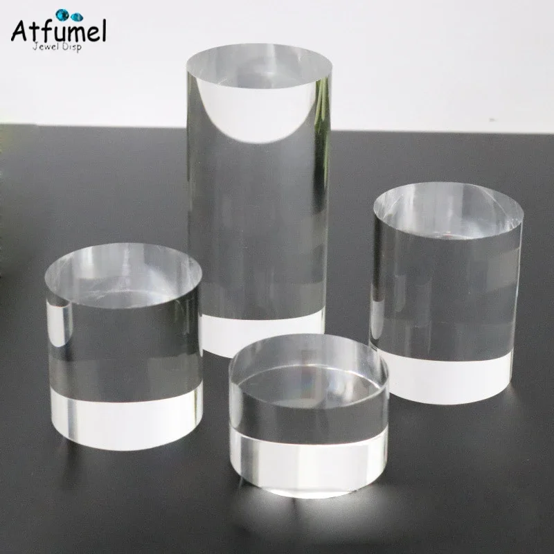 Acrylic Cylinder Ring Jewelry  - Photo Acrylic Block 评论和价格